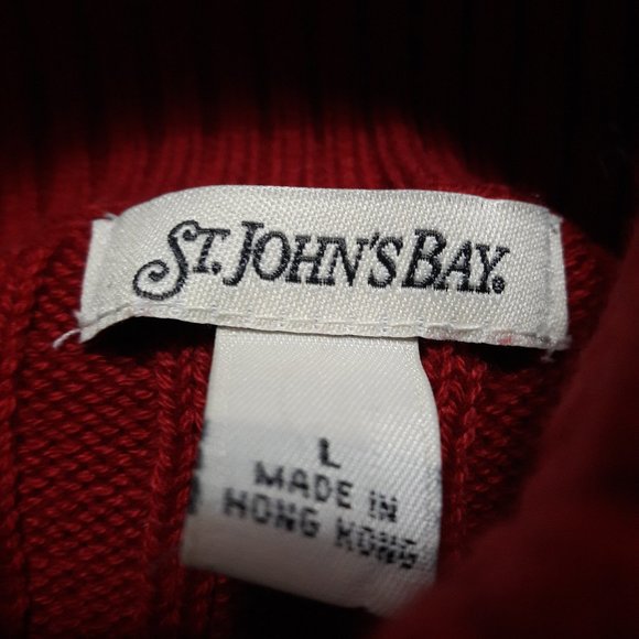 St.John's Bay Womens Turtleneck Sweater Size:L - Picture 3 of 4